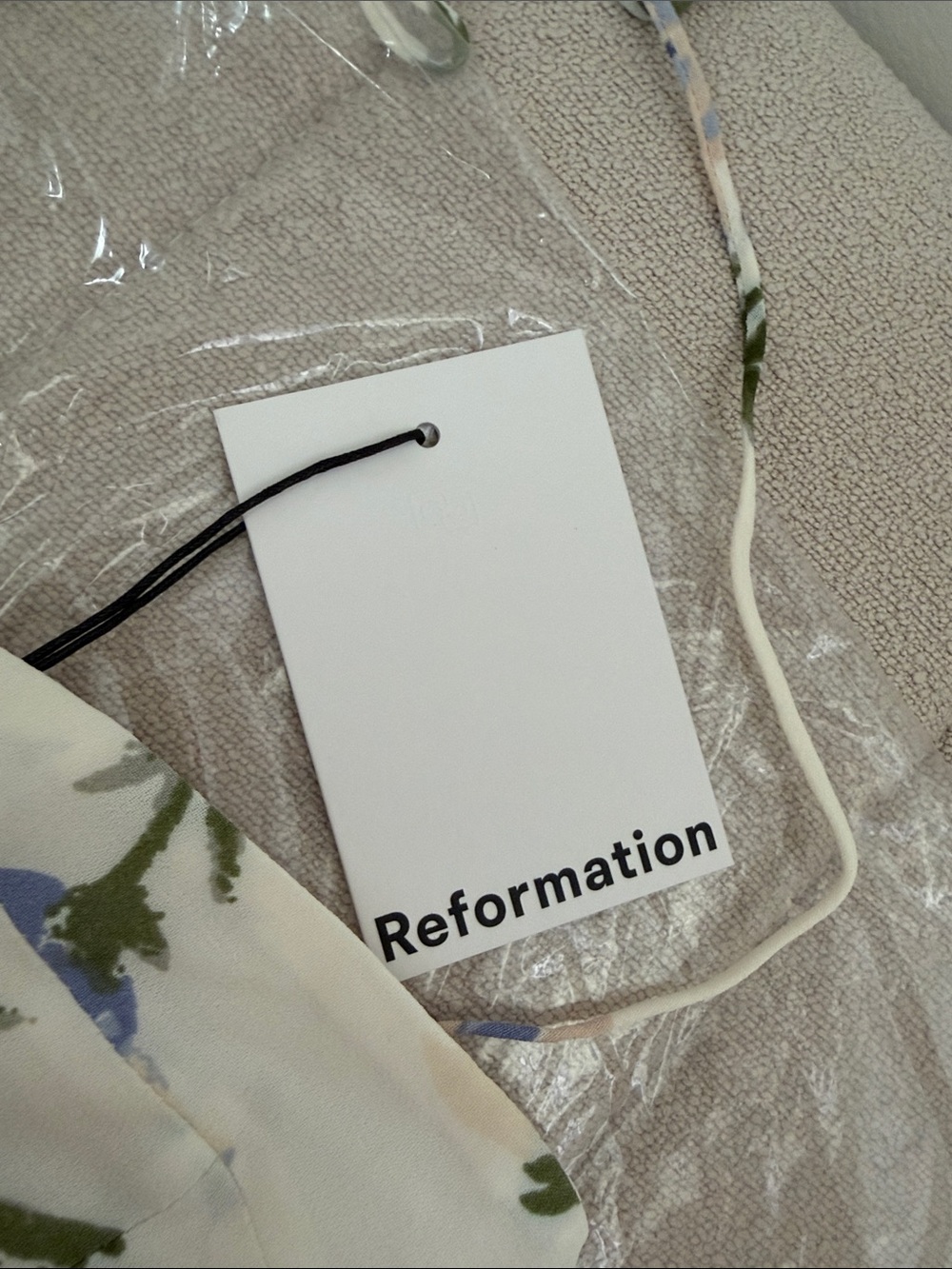 Reformation Emely Dress Ivory - Size 12 - Picture 9 of 9